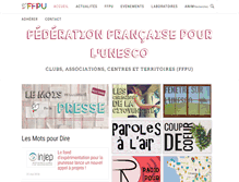 Tablet Screenshot of ffpunesco.org